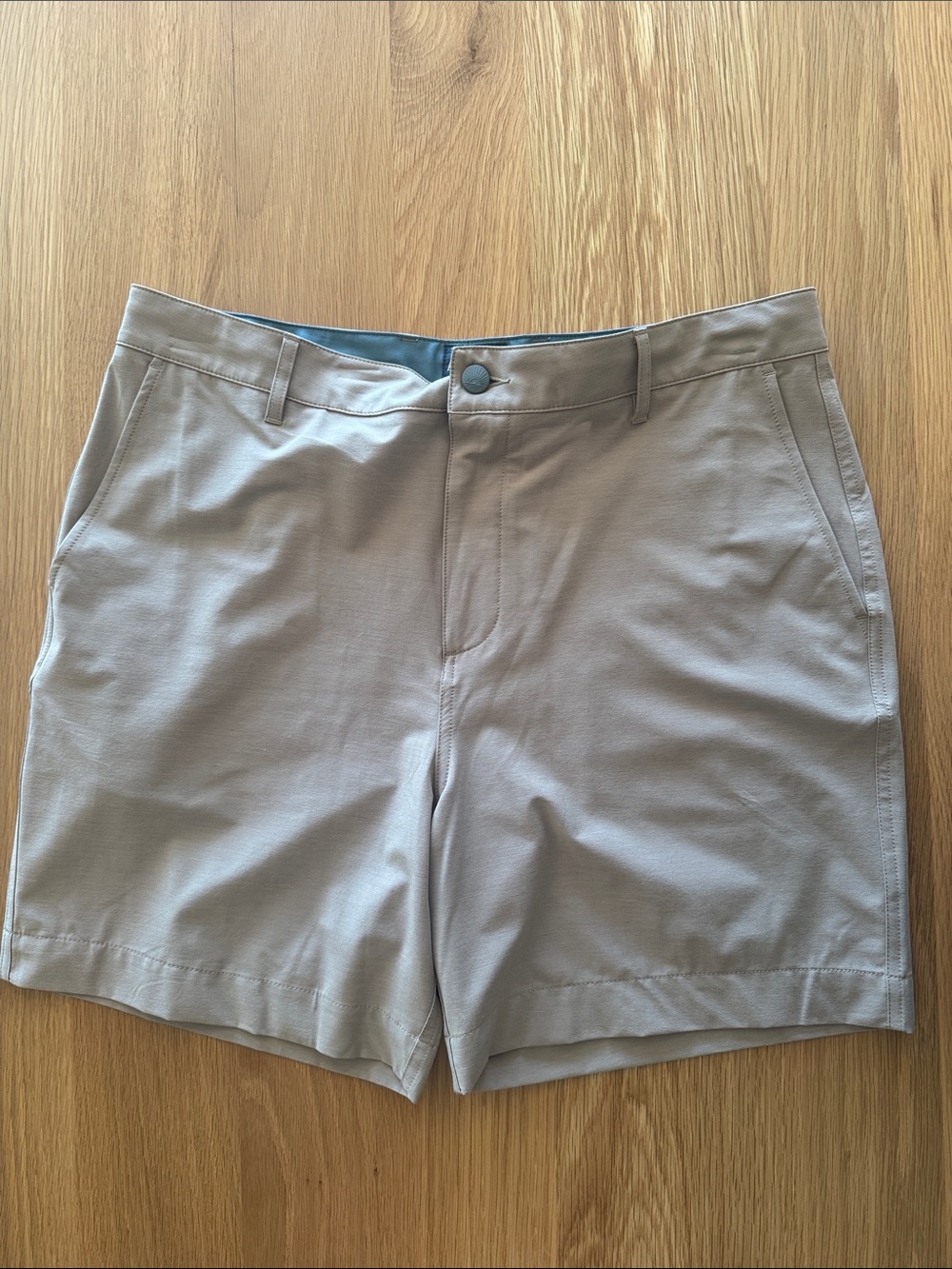 Faherty Men's Flat-Front Stretch Shorts - Light Taupe